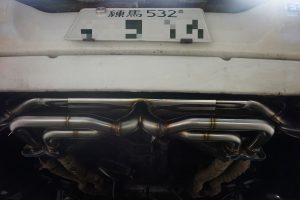 ポルシェ　914　ワンオフマフラー製作