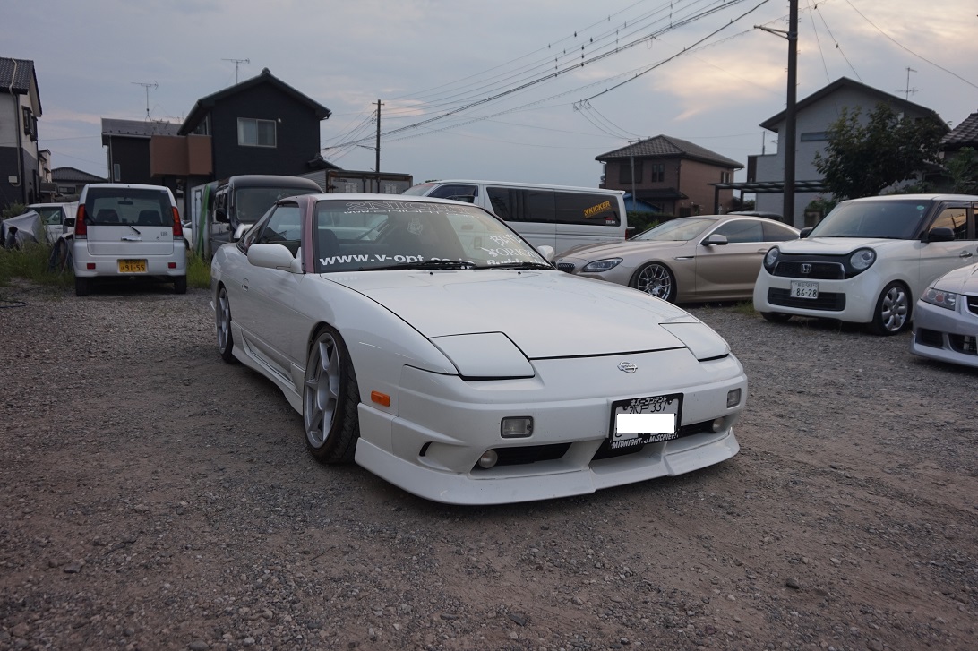 日産　180SX　マフラー　中間ストレート製作