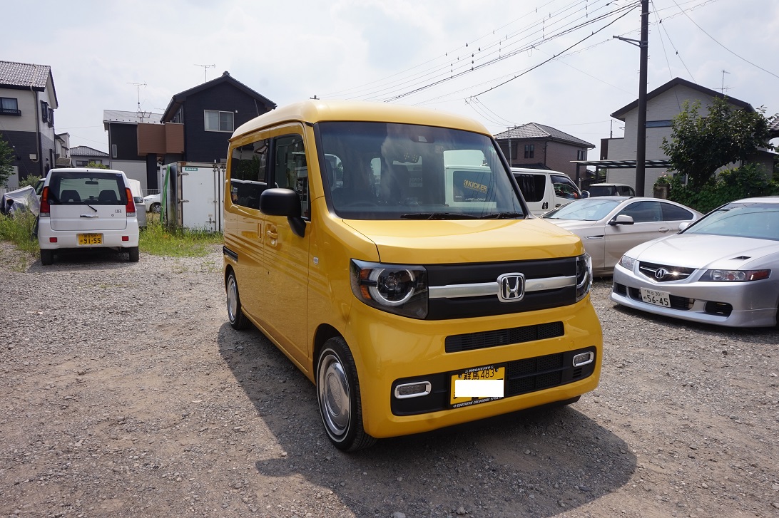 ホンダ　N-VAN　ダウンサス取り付け