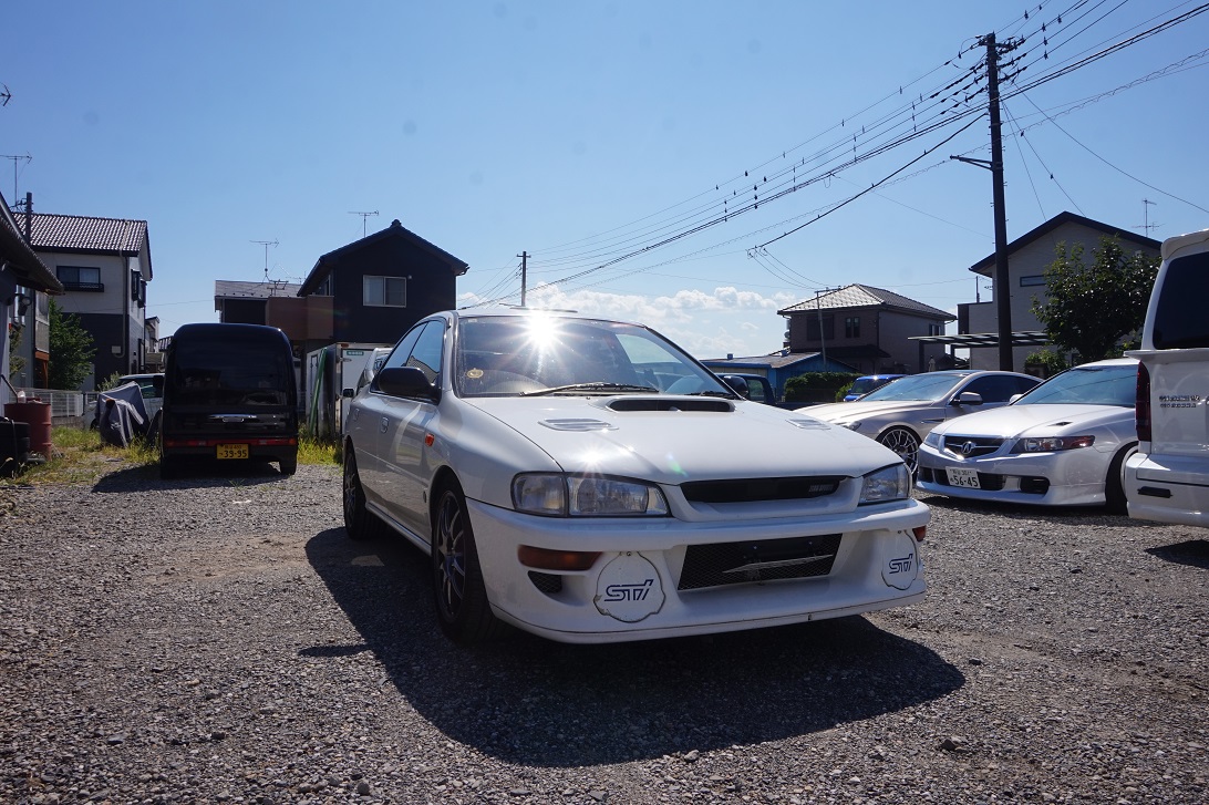 スバル　インプレッサ　ｇｃ8　マフラー　中間ストレート製作