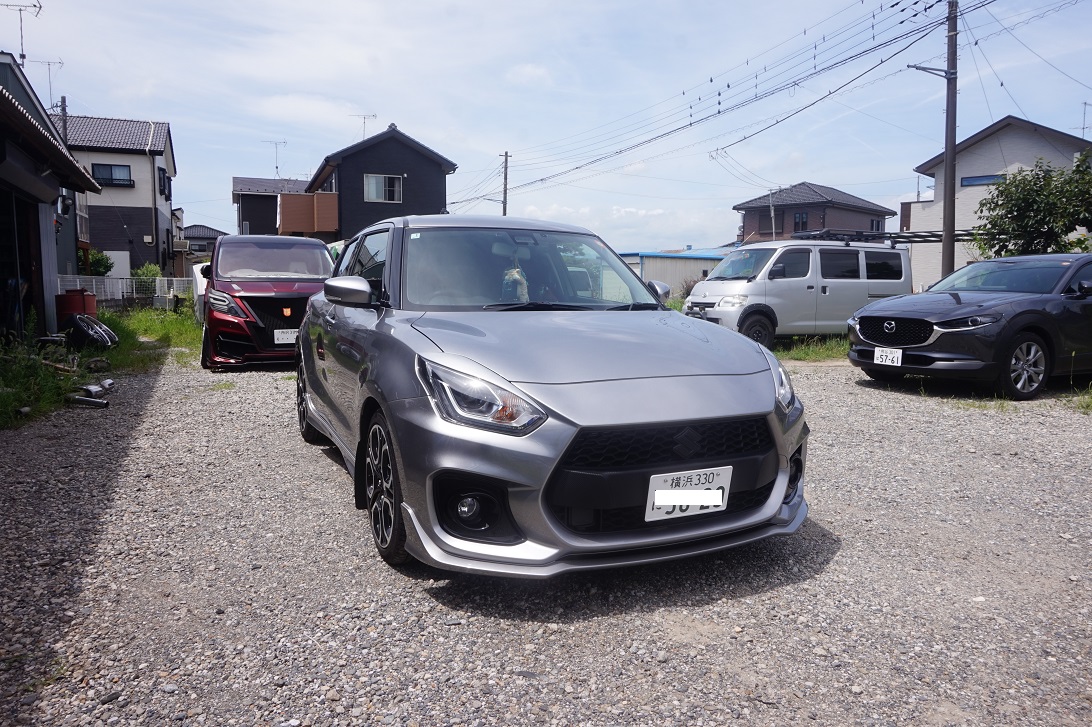 スズキ　スイフトスポーツ　ZC33S　マフラー　HKS　中間ストレート製作　取り付け