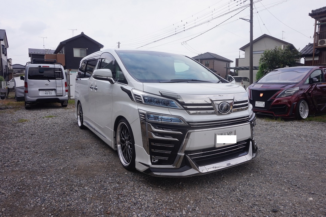 トヨタ　30ヴェルファイア　マフラー加工