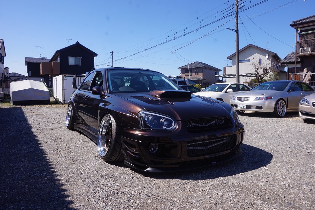 スバル　インプレッサ　GDB 　ワンオフマフラー製作